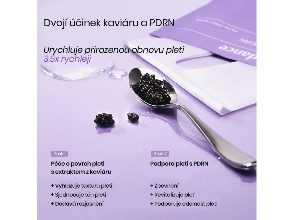 Rejuvenating Caviar PDRN Omlazující kaviárová korejská maska s PDRN